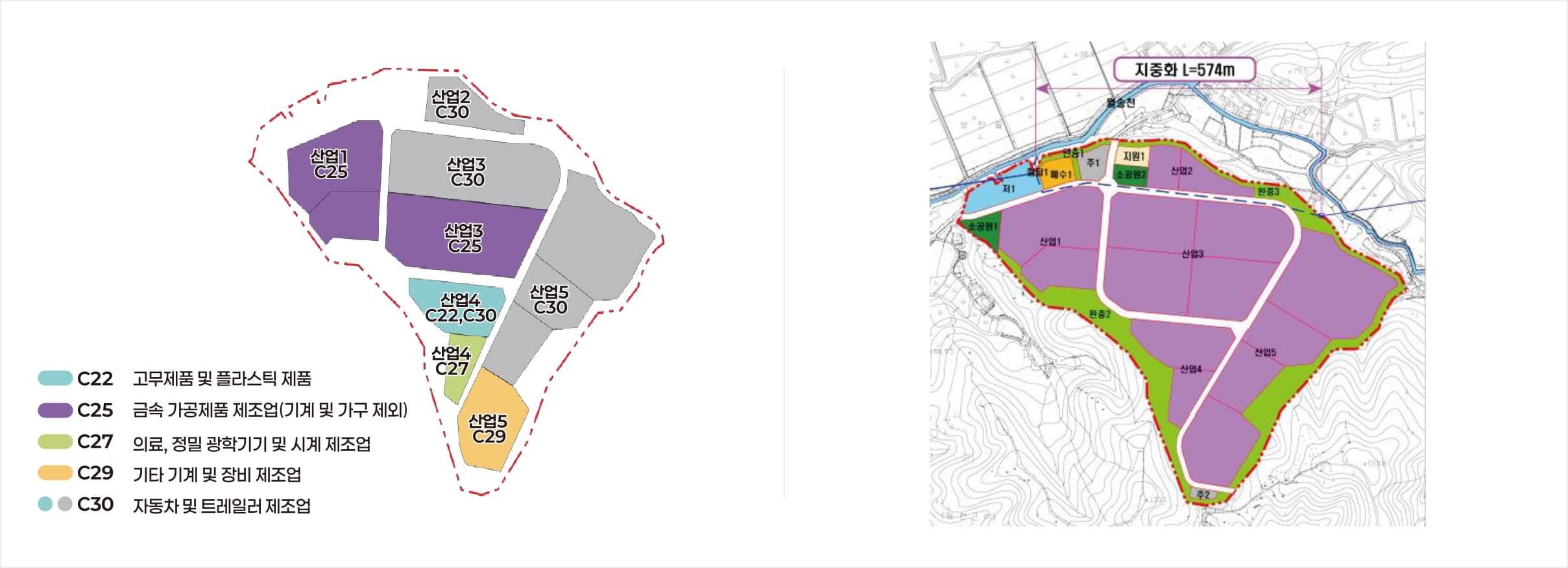 동현일반산업단지 안내도
