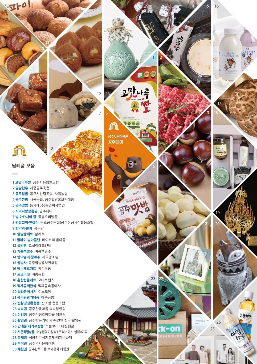 고향사랑기부제 답례품 이미지