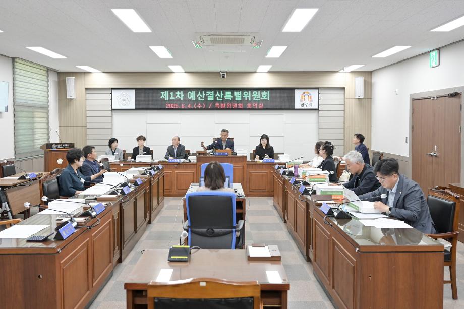 2025년 6월 4일 제1차 예산결산특별위원회 이미지