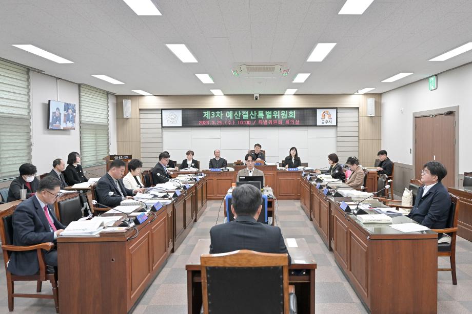 2026년 3월 25일 제3차 예산결산특별위원회 이미지